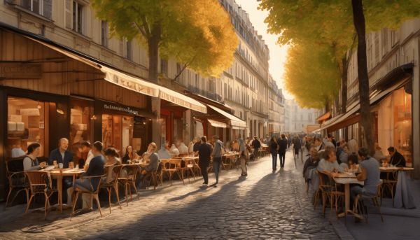 Déguster des spécialités sur la rue des marronniers à Lyon
